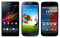 Sony Xperia Z vs Samsung Galaxy S4 vs Moto X