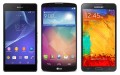 Sony Xperia Z2 vs LG G Pro 2 vs Samsung Galaxy Note 3